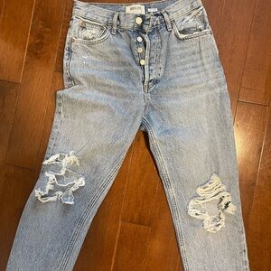 Agolde mom jeans never worn